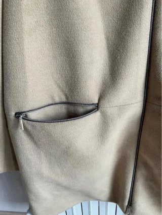 Giaccone donna beige cappuccio Tg 56 MODA NOI
