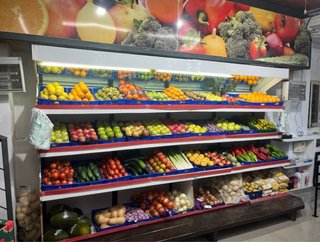 Estantería Frutería Madera blanco / negro
