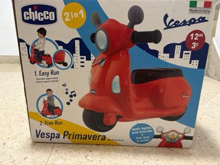 Vespa Chicco Roja 12m-3 años