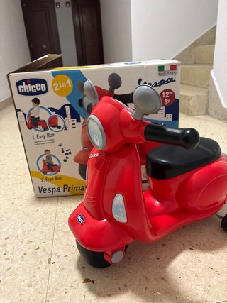 Vespa Chicco Roja 12m-3 años
