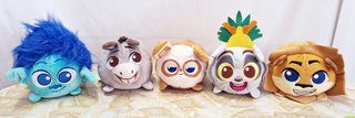 Set 5 peluche plush da collezione