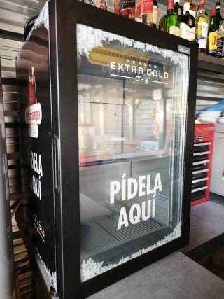 Nevera pequeña Cruzcampo