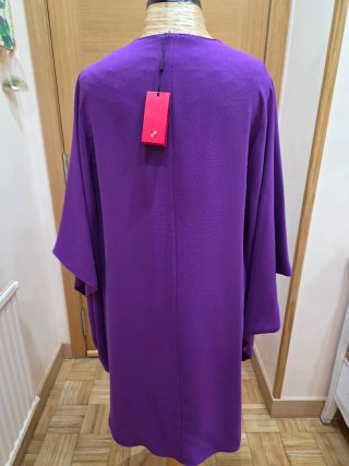 Vestido Morado Carolina Herrera Talla L
