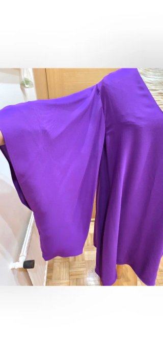 Vestido Morado Carolina Herrera Talla L