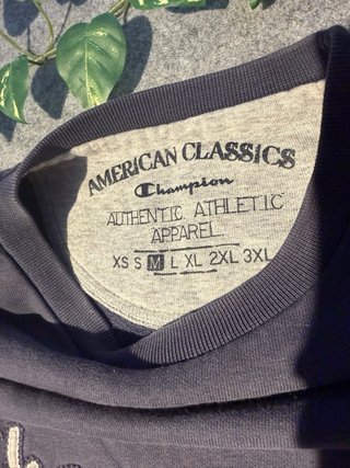 Sudadera Champion negra bordada | Talla M | Retro