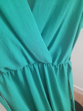 Vestido corto verde