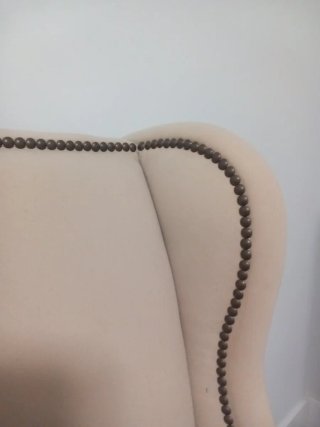 Poltrona reclinabile stile classico rifatta + Cuscino