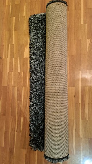 Alfombra pelo jaspeada 136x200 cm