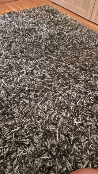 Alfombra pelo jaspeada 136x200 cm