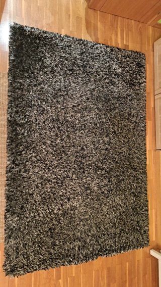Alfombra pelo jaspeada 136x200 cm
