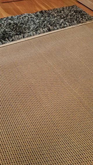 Alfombra pelo jaspeada 136x200 cm