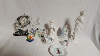 Lote de antigüedades decorativas