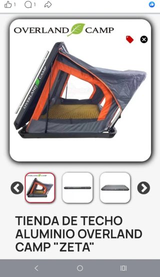 Tienda de techo para coche Wild land bretema