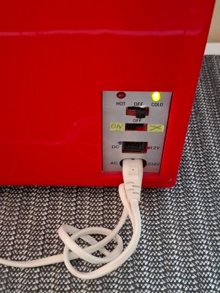 Mini Nevera Portátil Coca-Cola Roja