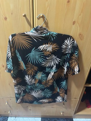 Camisa Hawaiana Estampada
