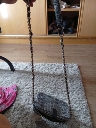 Borsa a spalla in tweed stile Chanel