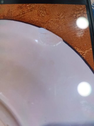 Plato decorativo pintado a mano