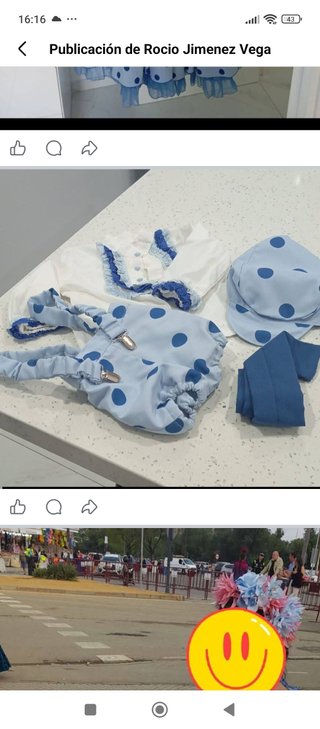 Traje Flamenca y Ropita Niño