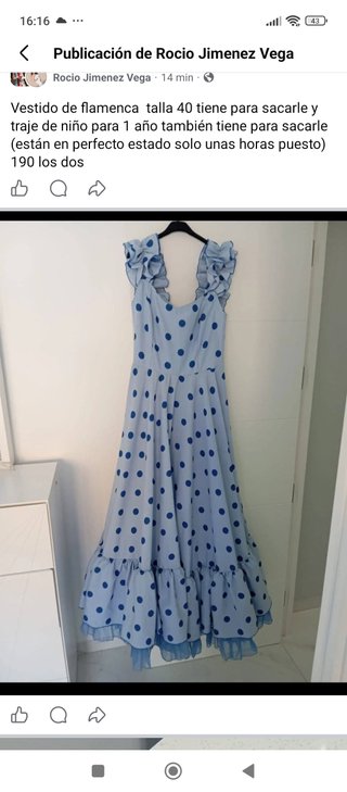 Traje Flamenca y Ropita Niño