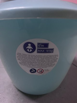 Bañera para bebé azul
