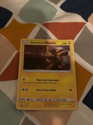 Carta Pokémon Detetive Pikachu