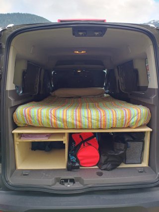 Kit camper con colchon ford transit connect