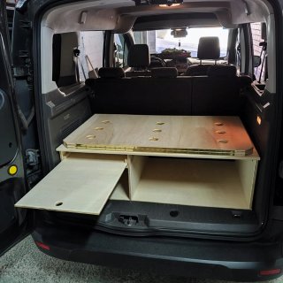 Kit camper con colchon ford transit connect