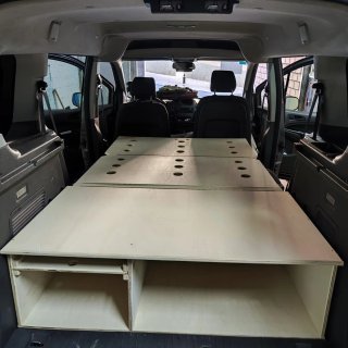 Kit camper con colchon ford transit connect