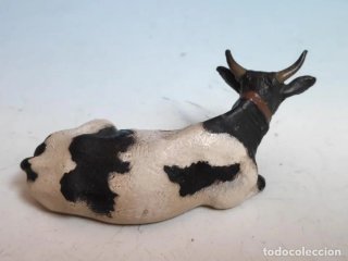 Vaca Frisona Tumbada Lineol 1950