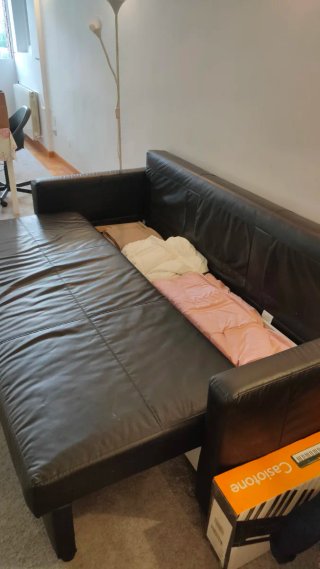 Sofá Cama IKEA FRIHETEN Negro