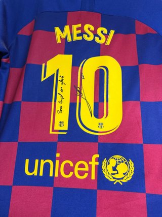 Camiseta FC Barcelona Messi 10 Firmada