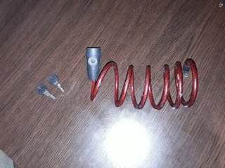 Candado cable espiral con 2 llaves