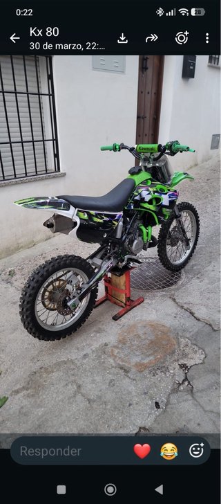 Kawasaki Moto Cross Kx100