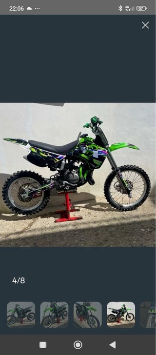Kawasaki Moto Cross Kx100