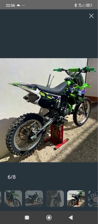 Kawasaki Moto Cross Kx100