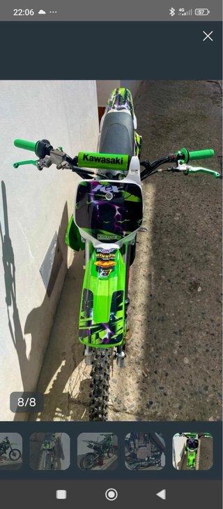 Kawasaki Moto Cross Kx100