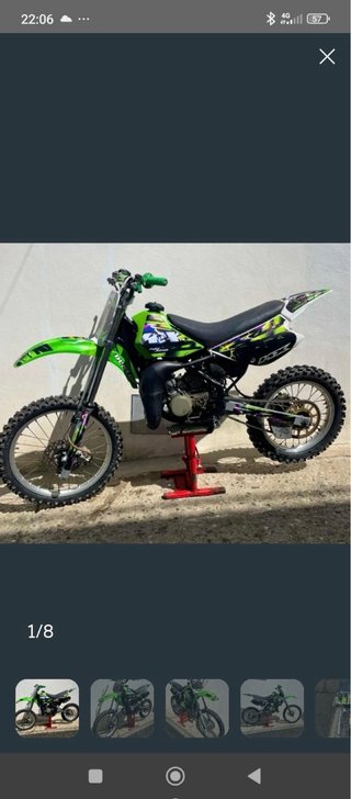 Kawasaki Moto Cross Kx100