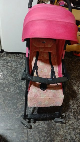 Silleta de paseo ligera rosa