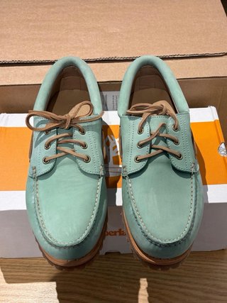 Nauticos Timberland Auténticos Verde/Marrón