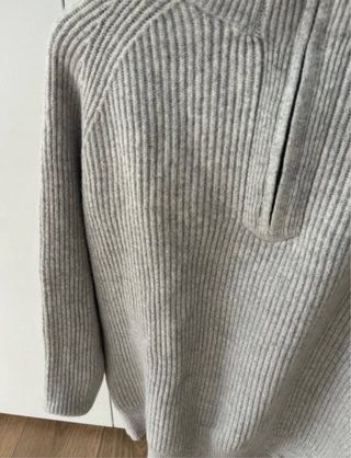 Jersey cuello alto Massimo Dutti gris