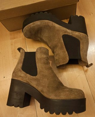 Botines piel Brownie Talla 37