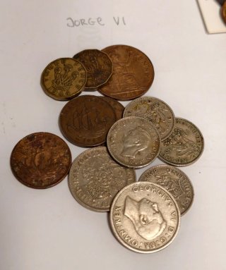 Lotto di monete inglesi 1890 - 1949