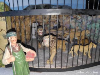 Jaula Zoo Leones Elastolin (1930)