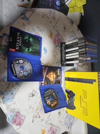 Consola PlayStation 2 con 10 juegos