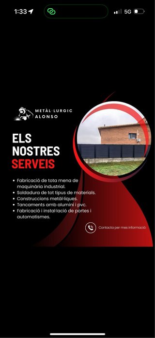 Trabajos a medida · Fabricación · Reparaciones