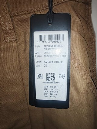 Pantalón G Star Raw Chino 3D Marrón