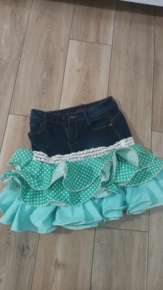 Falda flamenca niña