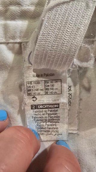 Kimono Karate Niños Blanco talla 140