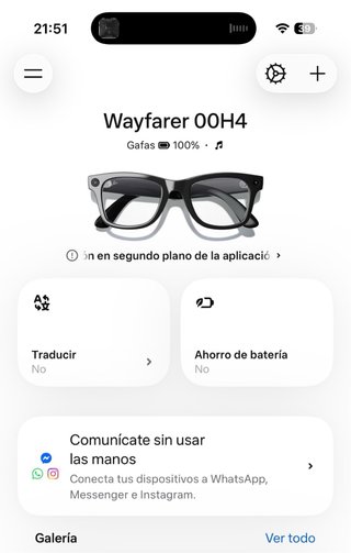 Gafas Ray-Ban Wayfarer Meta + Estuche