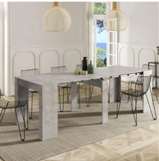 Mesa Comedor Salón Extensible Madera Habitatdesign